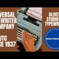 Typing Demonstration Video of Olivetti Studio 46 Typewriter. Available from universaltypewritercompany.in