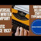 Typing Demonstration Video of Brother Deluxe 250TR Typewriter. Available from universaltypewritercompany.in