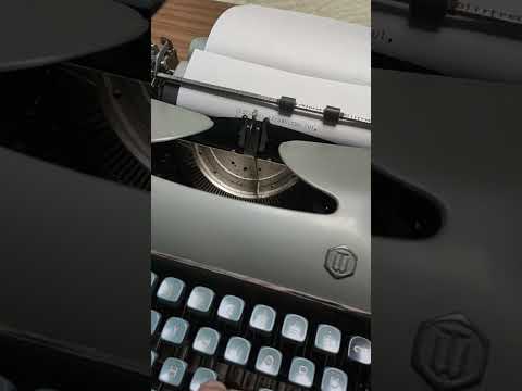 Typing Demonstration Video of Torpedo Classic Typewriter. Available from universaltypewritercompany.in